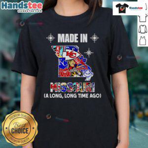 Official Made In Missouri A Long Long Time Ago Ladies Tee featuring vintage design and comfortable fit.