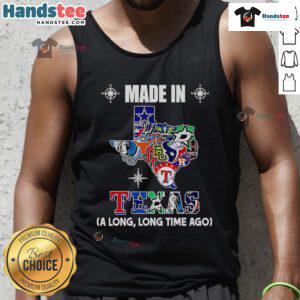 Official Made In Texas A Long Long Time Ago Tank Top showcasing Texas pride with a stylish design and vibrant colors.