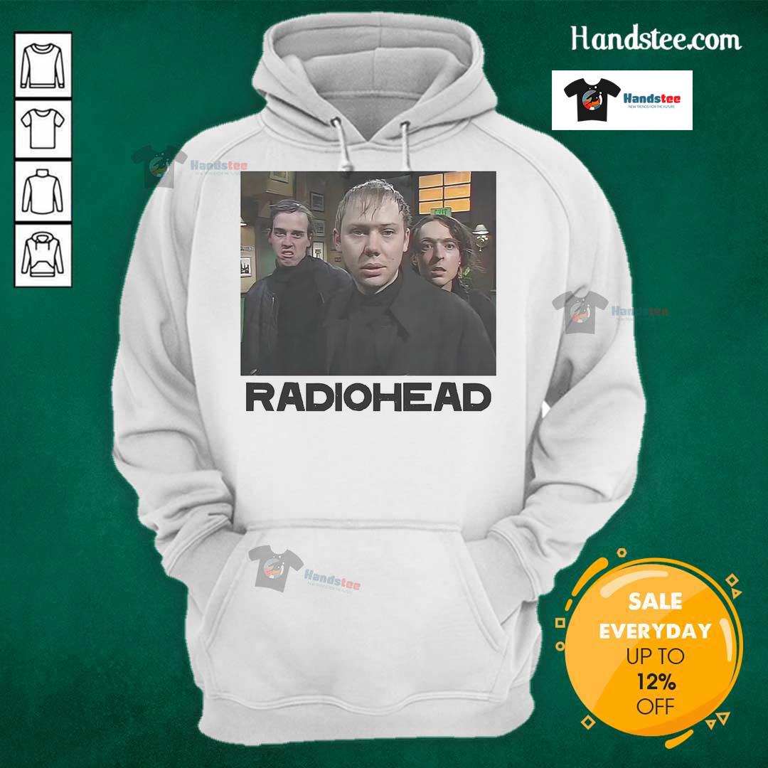 Official McPoyle Head Radio Head Hoodie featuring unique graphic design, perfect for fans of quirky apparel.