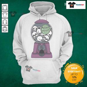 Alt Text: Official Mother Mother Skull Machine Hoodie featuring a striking skull design, perfect for fans of the band.