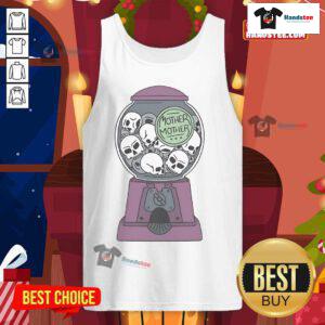 Official Mother Mother Skull Machine Tank Top featuring a unique skull graphic and stylish design for fans.