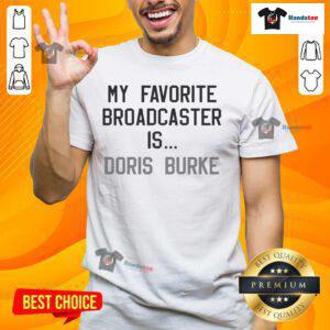 Alt Text: Richard Jefferson 'Wear My Favorite Broadcaster Is Doris Burke' T-Shirt showcasing a stylish design for basketball fans.