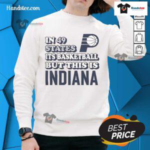 Gold Indiana Pacers Local Oasis Sweatshirt for fans, perfect for game day or casual wear at the official stadium.