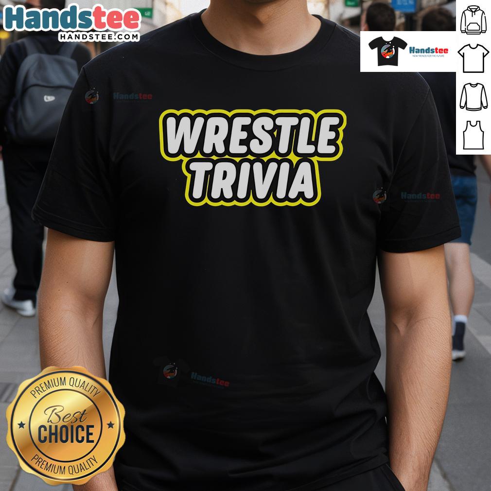 Alt Text: Official Super Wrestling Lego Text T-Shirt featuring vibrant graphics and a playful design for wrestling fans.