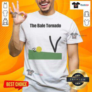 Alt Text: Official The Bale Tornado in Texas T-Shirt featuring striking graphics and vibrant colors, perfect for tornado enthusiasts.