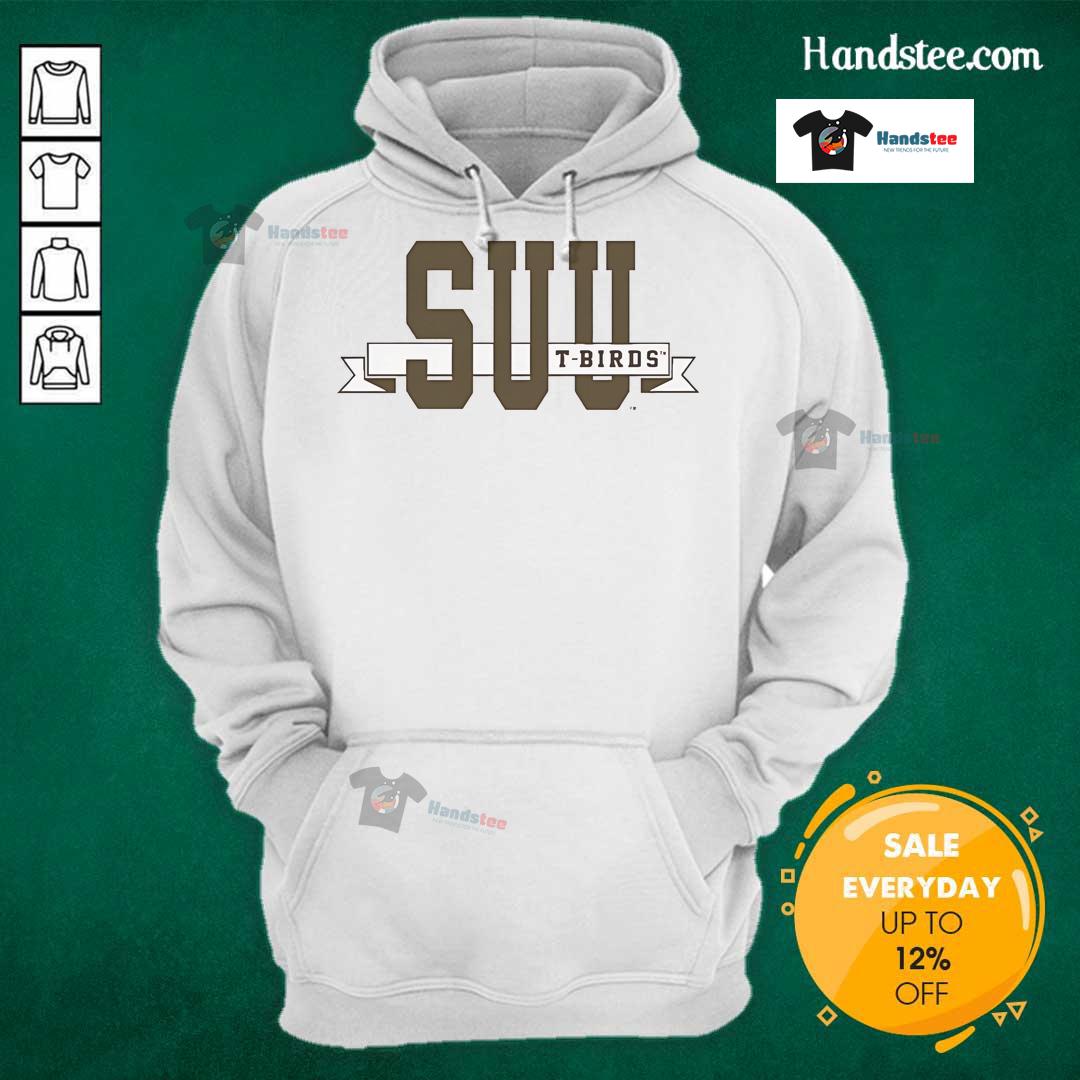 Alt Text: Official Tysdyes SUU Ribbon Hoodie in vibrant colors, perfect for Southern Utah University fans and stylish casual wear.