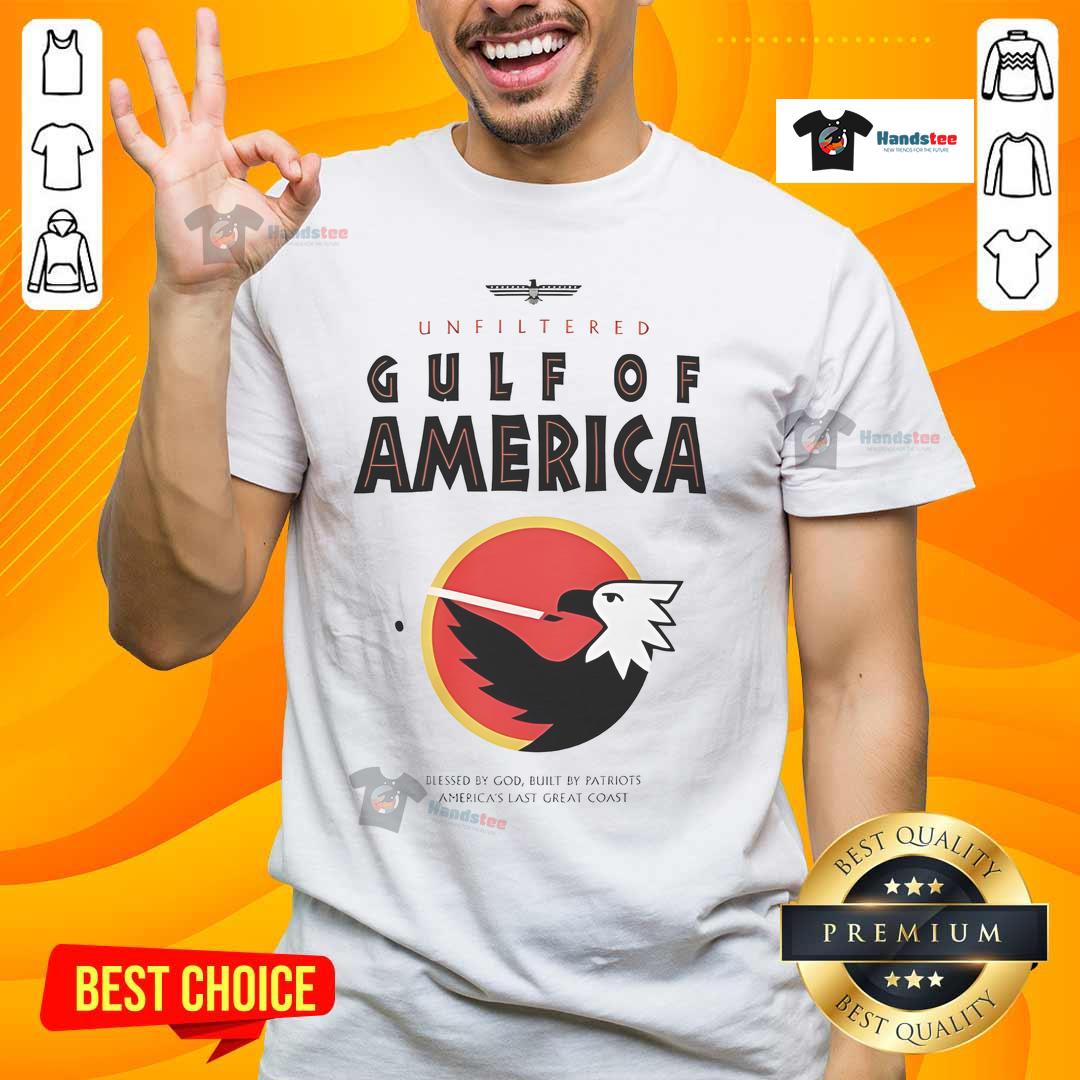 Awesome Gulf Of America Spirit Of America Eagle T-Shirt featuring a bold eagle design on a stylish tee.