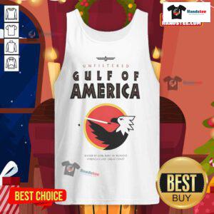 Awesome Gulf of America Spirit of America Eagle tank top featuring a bold eagle graphic, perfect for summer wear.