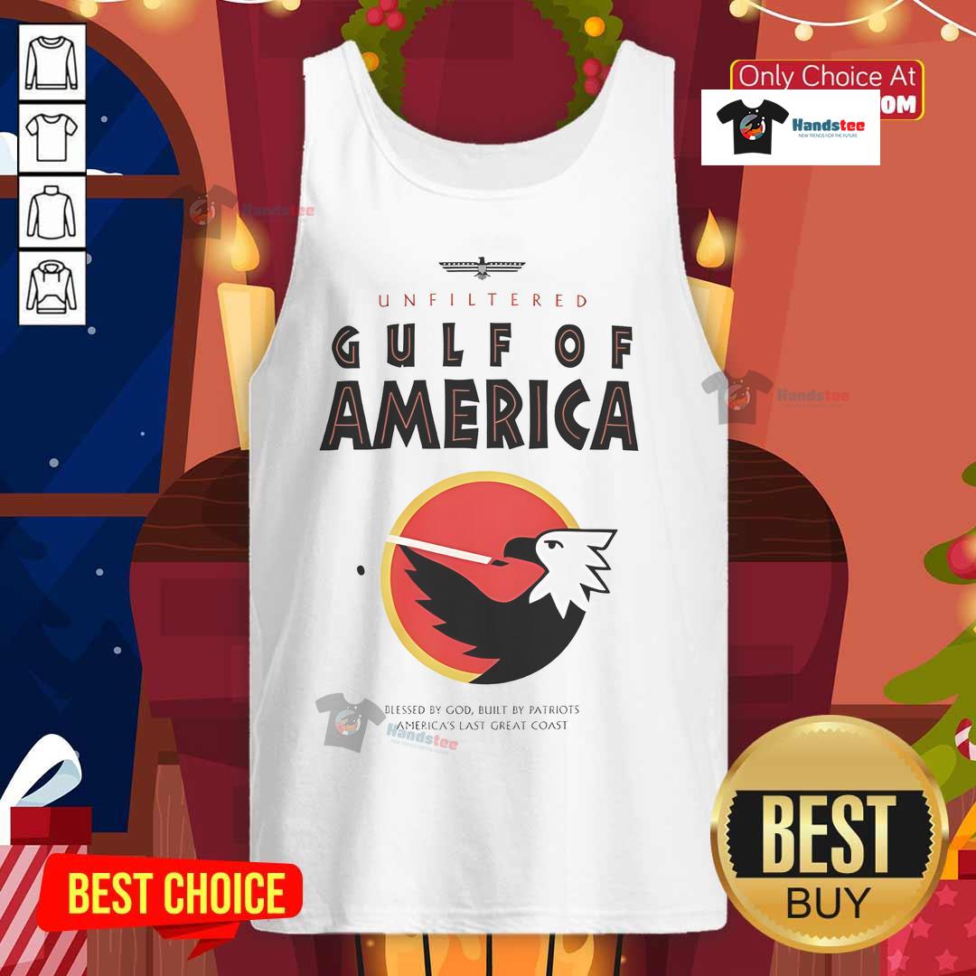 Awesome Gulf of America Spirit of America Eagle tank top featuring a bold eagle graphic, perfect for summer wear.