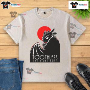 Awesome Toothless the Night Fury dark dragon washed t-shirt featuring a vibrant design of the beloved character.