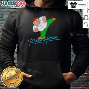 Funny Peter Griffin Road House Hoodie featuring vibrant graphics and a playful design for fans of Family Guy.