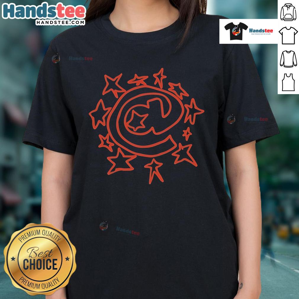 Good Always Star Ladies Tee featuring a stylish star graphic on a comfortable women's shirt, perfect for casual wear.