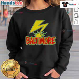 Good Baltimore Lightning Punk Sweatshirt featuring vibrant colors and unique design, perfect for streetwear enthusiasts.