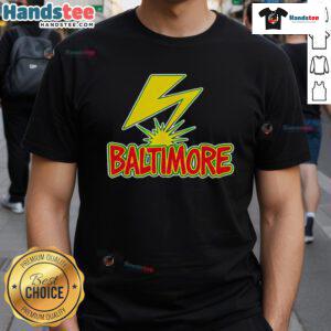 Good Baltimore Lightning Punk T-Shirt featuring vibrant graphics and bold design, perfect for punk fashion enthusiasts.