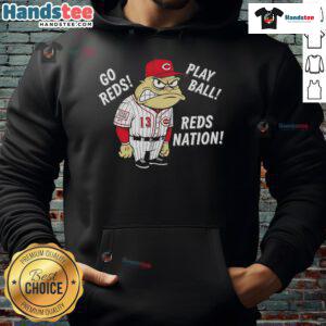 Good Cincinnati Reds hoodie featuring a frog, perfect for showing Reds Nation spirit while playing ball.