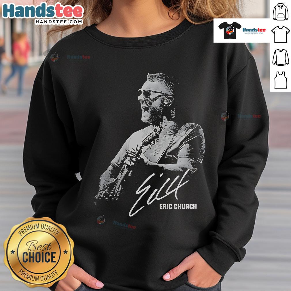 Good Eric Church Red Rocks Amphitheater photo on a cozy sweatshirt, perfect for fans of live music and outdoor concerts.