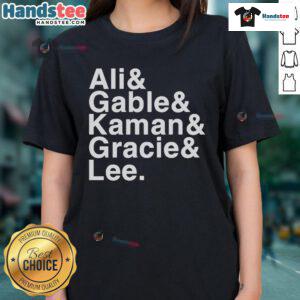 Good Jacob Bannon Ali Gable Kaman Gracie Lee ladies tee featuring a stylish design for casual wear.