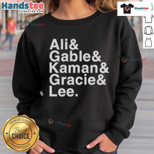Alt Text: Good Jacob Bannon Ali Gable Kaman Gracie Lee sweatshirt featuring stylish design and vibrant colors.