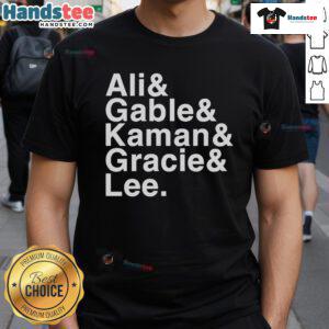Good Jacob Bannon Ali Gable Kaman Gracie Lee T-Shirt featuring vibrant graphics and unique design for fans.