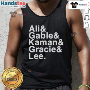 Good Jacob Bannon Ali Gable Kaman Gracie Lee Tank Top featuring vibrant graphic design and comfortable fit for casual wear.