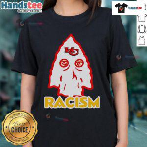 Good Kansas City Chiefs Racism Ladies Tee featuring a stylish design for fans supporting equality and team spirit.
