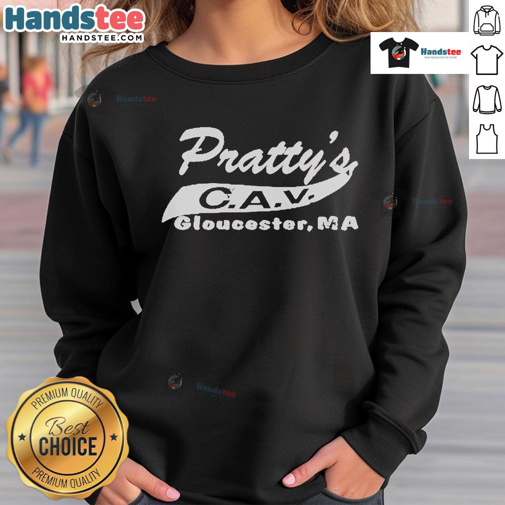 Alt Text: Good Manchester By The Sea Pratty's C.A.V. sweatshirt featuring a stylish design and comfortable fit for casual wear.