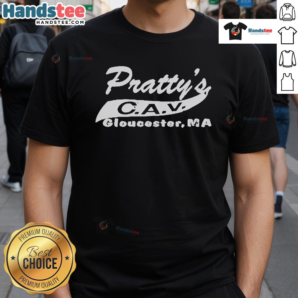 Good Manchester By The Sea Pratty's C.A.V. T-Shirt featuring a vibrant design and comfortable fit for casual wear.