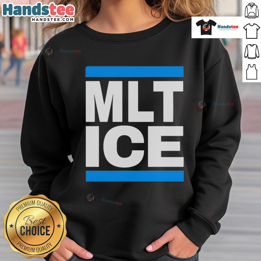 Good Mlt Ice Anti-Fascist Sweatshirt featuring bold graphics promoting anti-fascism and social justice.