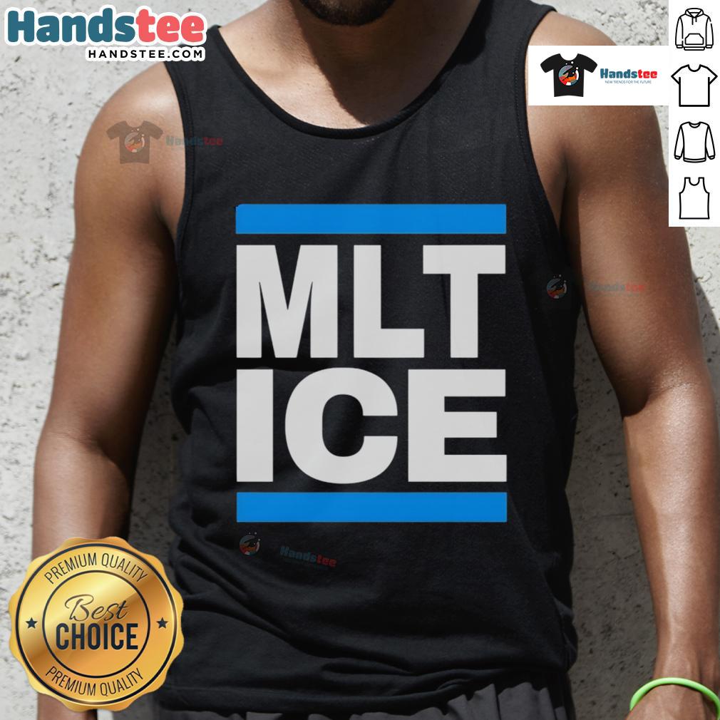 Good MLT Ice Anti-Fascist Tank Top featuring bold anti-fascist graphics, perfect for summer activism and casual wear.