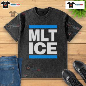 Good Mlt Ice Anti-Fascist Washed T-Shirt featuring bold anti-fascism graphics on a casual, comfortable design.