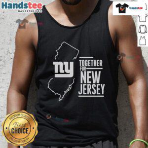 Good New York Giants Together for New Jersey tank top featuring team colors and logo, perfect for fans and game days.