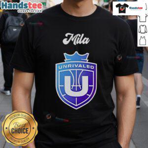 Good Phee Napheesa Collier Mila Unrivaled Basketball T-Shirt featuring vibrant design and comfortable fit for basketball fans.