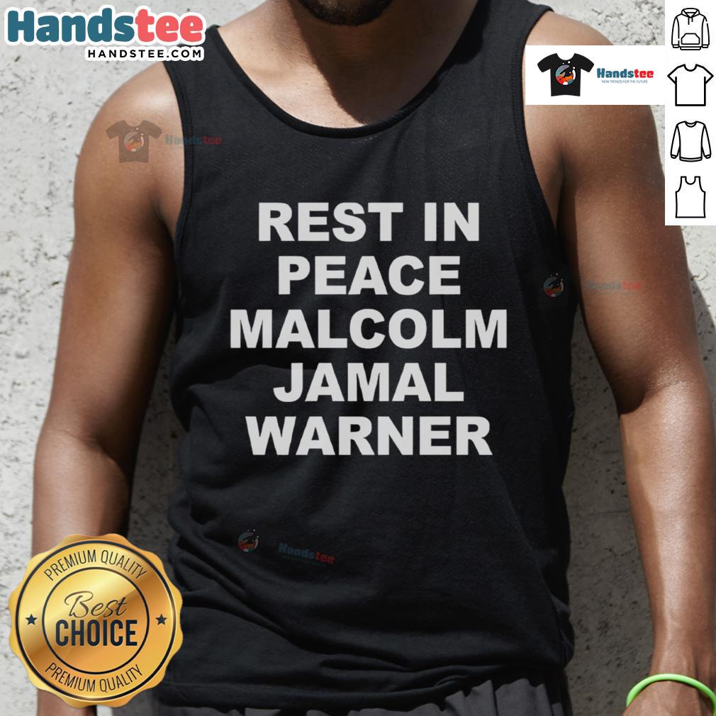 Good Rest In Peace Malcolm Jamal Warner tank top featuring a tribute design celebrating the beloved actor.