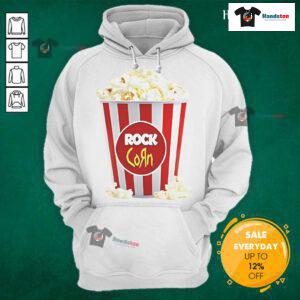 Good Rock Corn popcorn hoodie featuring a vibrant design and cozy fit, perfect for popcorn lovers and casual wear.