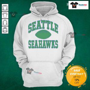 Stylish Good Seattle Seahawks Gridiron Hoodie displayed on a mannequin, perfect for fans showing team spirit.