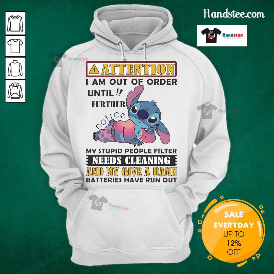 Funny hoodie with 'Out of Order' text and quirky design, perfect for expressing personality and humor in fashion.