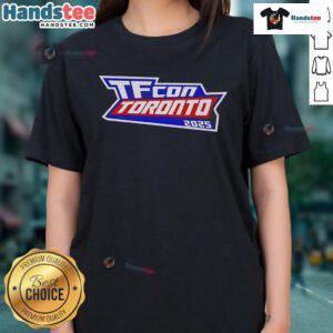 Good-TFcon-Toronto-2025 Ladies Tee featuring vibrant design, perfect for fans attending the convention.