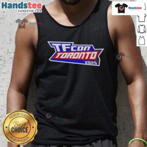 Good TFcon Toronto 2025 tank top featuring vibrant graphics and a stylish design for fans of the convention.