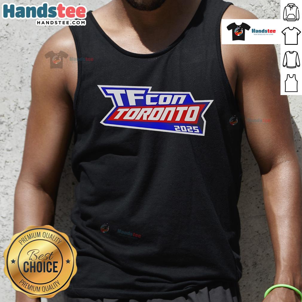 Good TFcon Toronto 2025 tank top featuring vibrant graphics and a stylish design for fans of the convention.