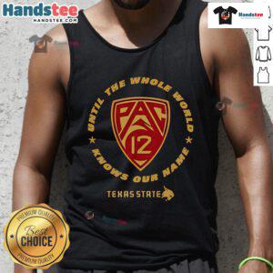 Good Texas State PAC-12 tank top showcasing vibrant design, perfect for fans wanting to make their team known.