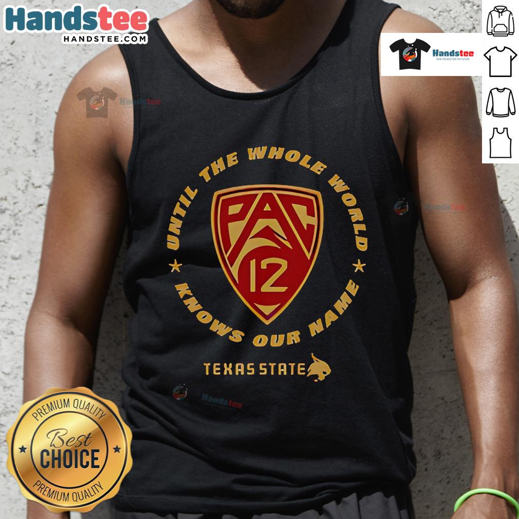 Good Texas State PAC-12 tank top showcasing vibrant design, perfect for fans wanting to make their team known.