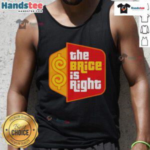Stylish Good The Brice Is Right tank top featuring a bold graphic design, perfect for summer casual wear.
