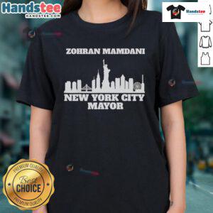 Good Zohran Mamdani New York City Mayor Ladies Tee showcasing stylish design and vibrant colors for supporters.