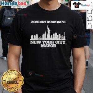 Good Zohran Mamdani New York City Mayor T-Shirt featuring bold graphics and vibrant colors promoting his campaign.