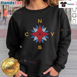 Happy Crosby Stills Nash Young Compass Sweatshirt featuring a vibrant design and cozy fit, perfect for fans.