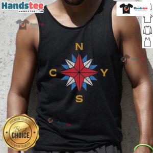 Happy Crosby Stills Nash Young compass tank top featuring a vibrant design ideal for music fans and summer wear.