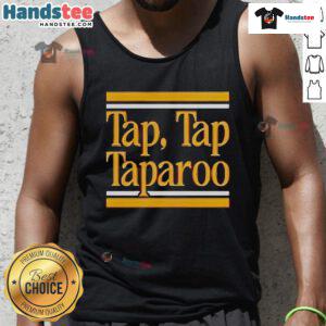 Happy Gilmore Tap Tap Taparoo Tank Top featuring vibrant design for golf fans, perfect for summer casual wear.