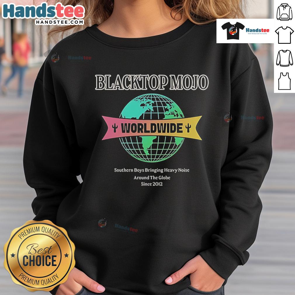 Happy Southern Boys sweatshirt featuring 'Bringing Heavy Noise Around The Globe Since 2012' design, perfect for music fans.