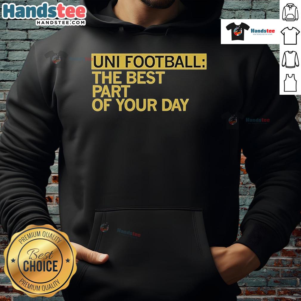 Happy Uni Football hoodie, perfect for showcasing your team spirit and making game day the best part of your day.