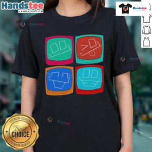 Nice Ace in Color Closed Circuit Studios Ladies Tee showcasing vibrant design and stylish fit for women.